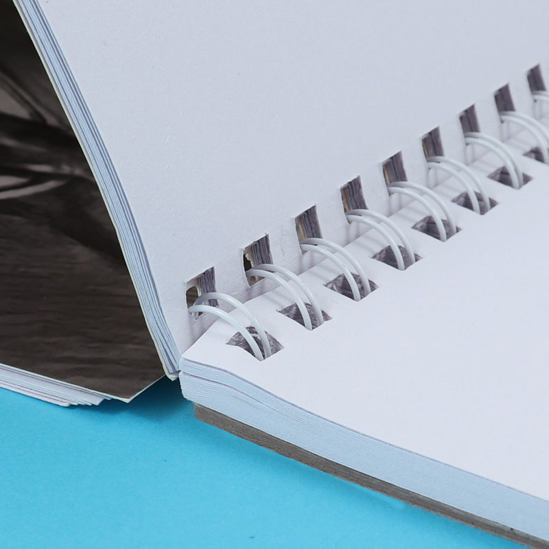 A4 Side Spiral Open Sketch Pad