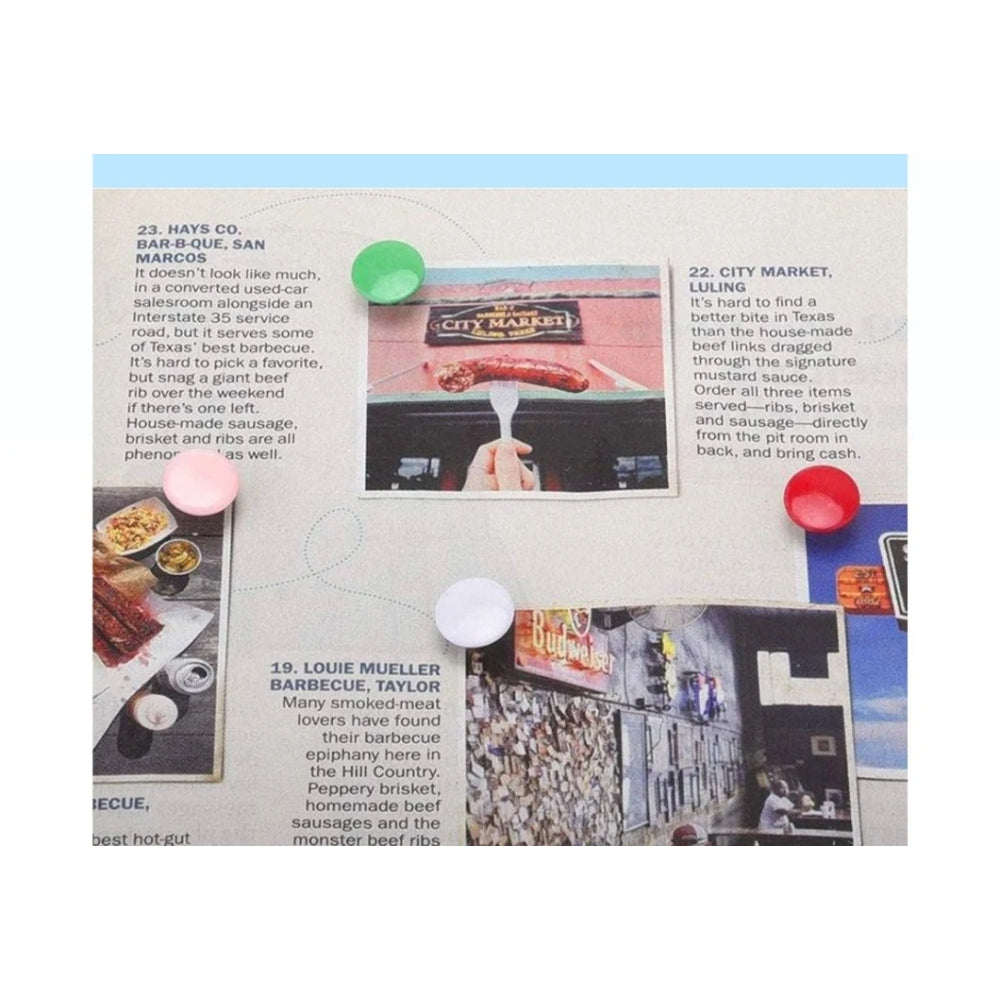 Pack of 100 Vinyl Coated Thumbtacks 11mm