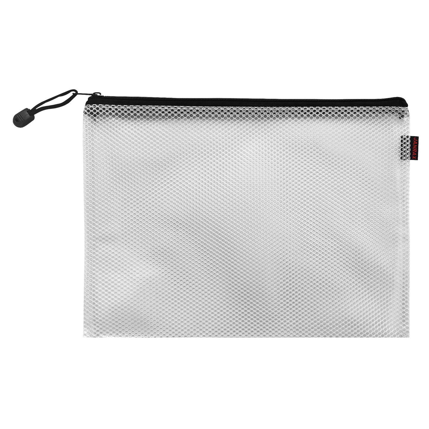 Premium A4 Black Zip Mesh Bag by Janrax