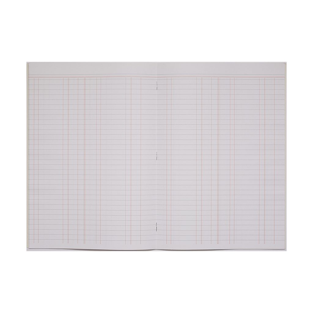 Pack of 12 Rhino A4 32 Page Ledger Ruling Bookskeeping Books