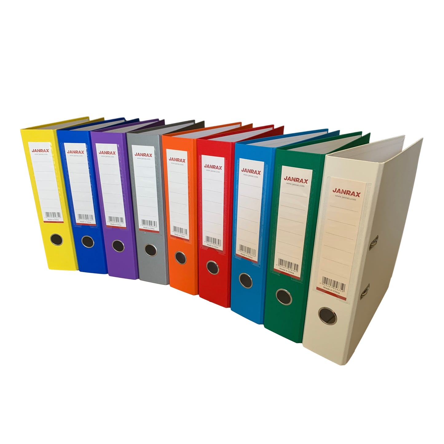 A4 Yellow Paperbacked Lever Arch File by Janrax