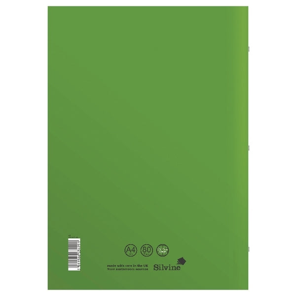 Silvine A4 Laboratory Book 1,5,10mm Graph & 7mm Feint