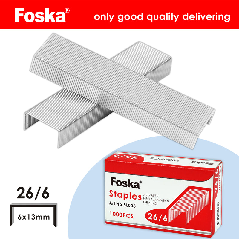 Pack of 1000 26/6 Staples