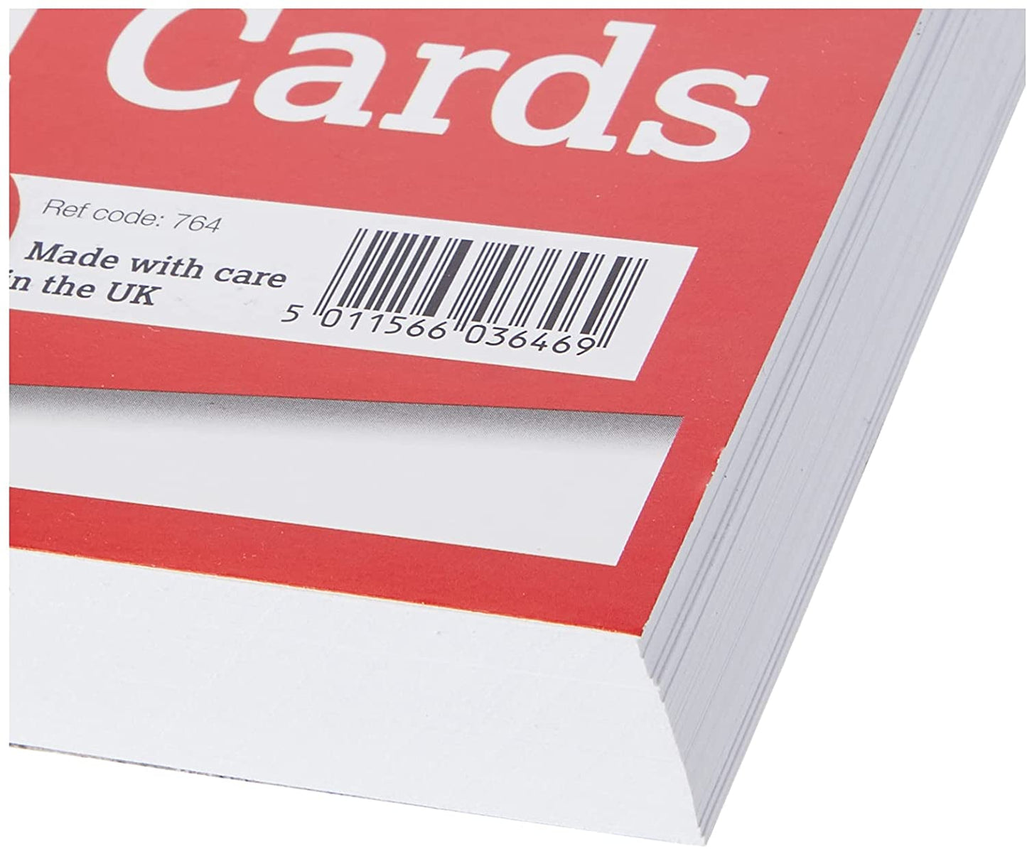Pack of 100 Plain White Record Cards 6x4" (152x101mm)