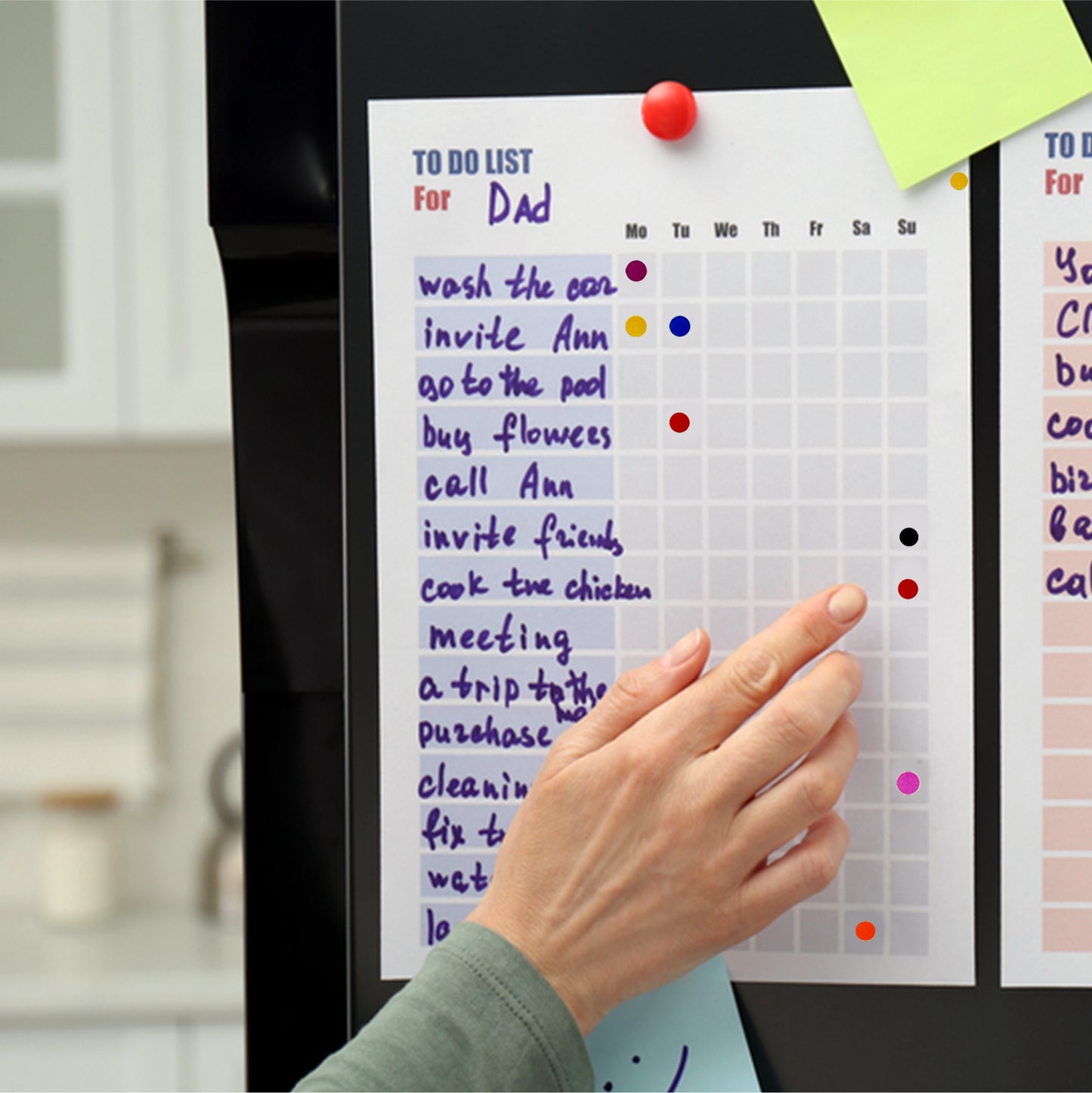 Pack of 560 Black 8mm Round Labels - Stickers