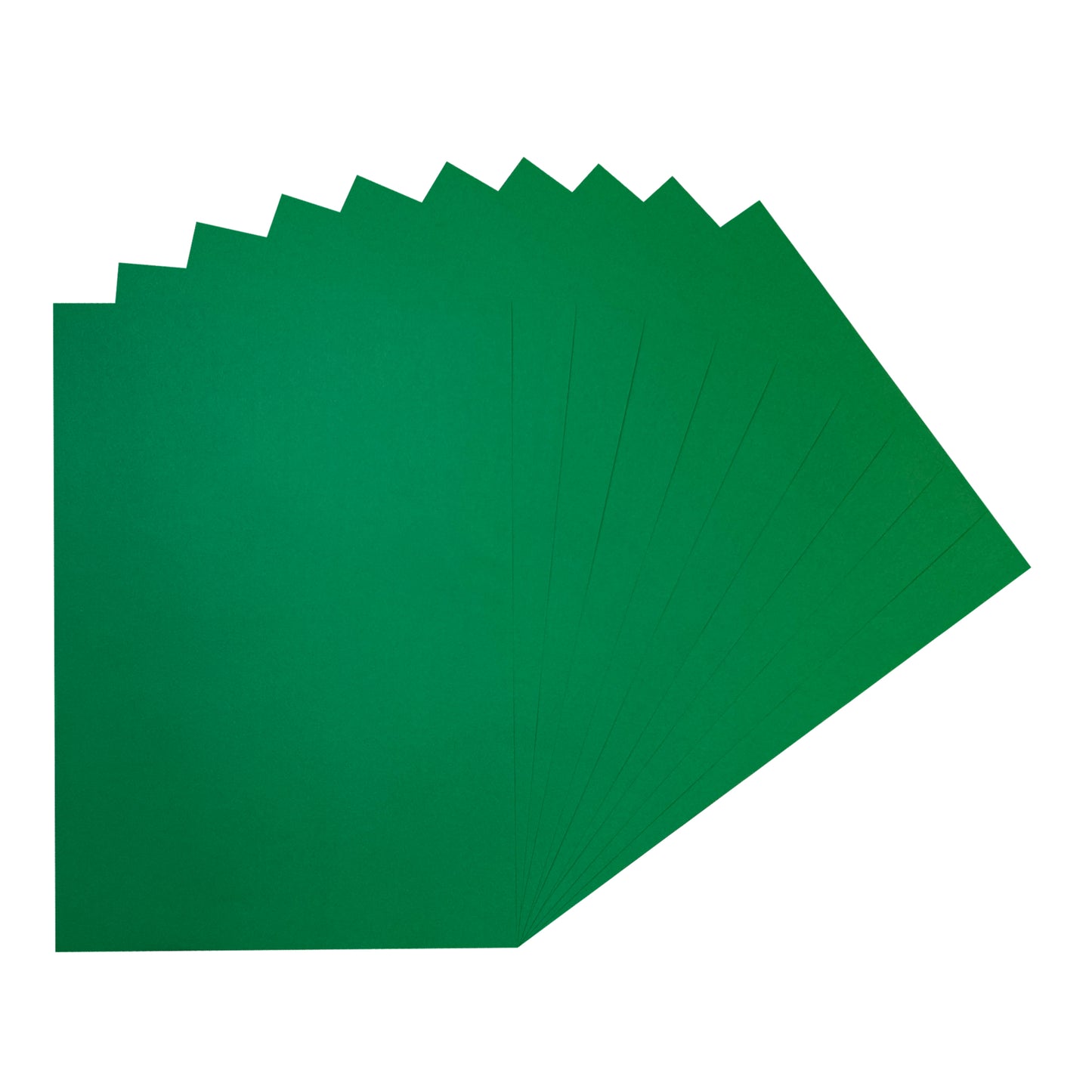 Pack of 100 A4 Dark Green Coloured Paper 75gsm Sheets