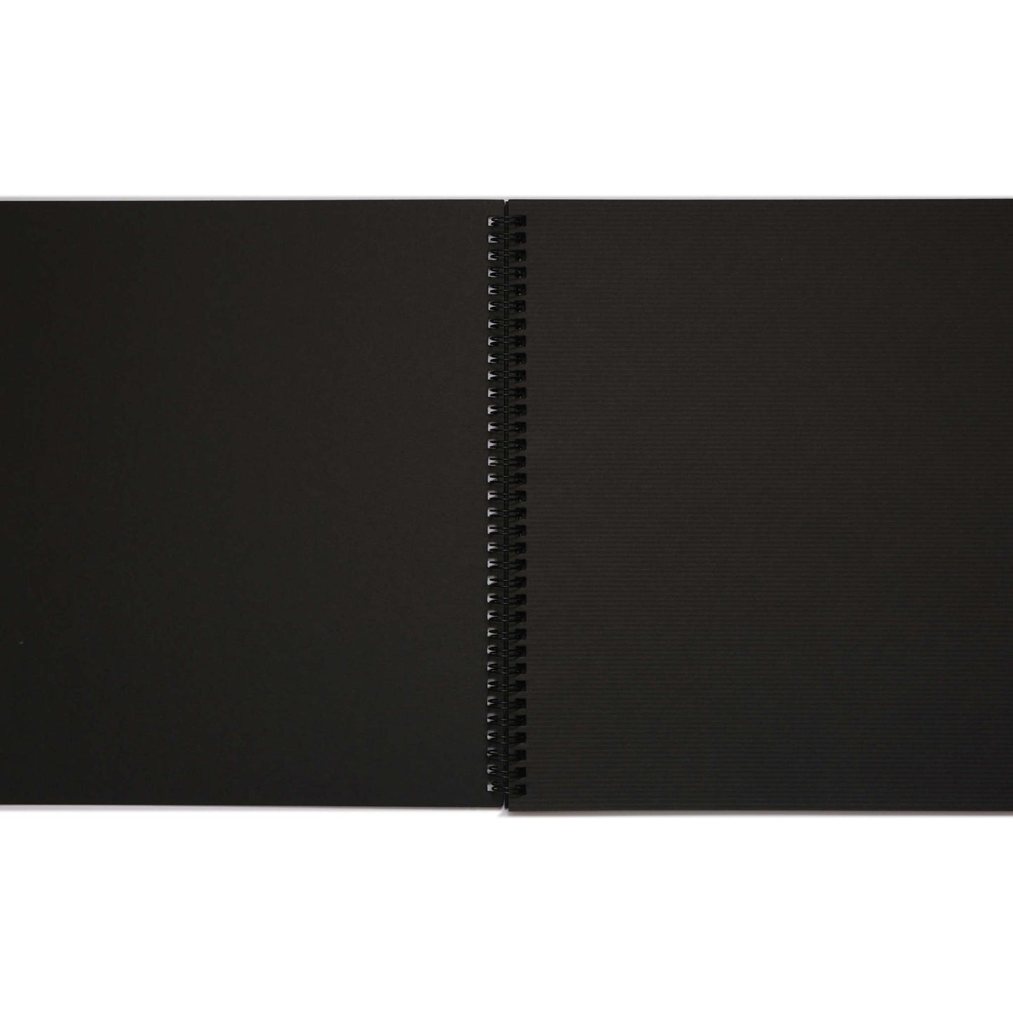Pack of 3 RHINO Oversize 40 Page Blank Hardback Black ScrapBooks