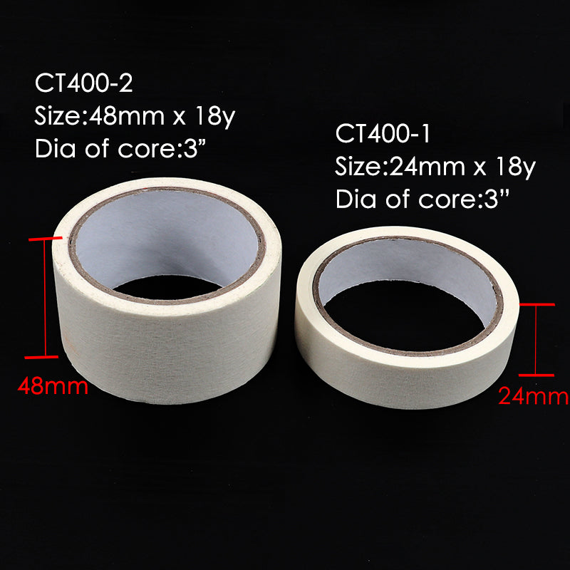 Pack of 6 48mm x 18yard Masking Tape