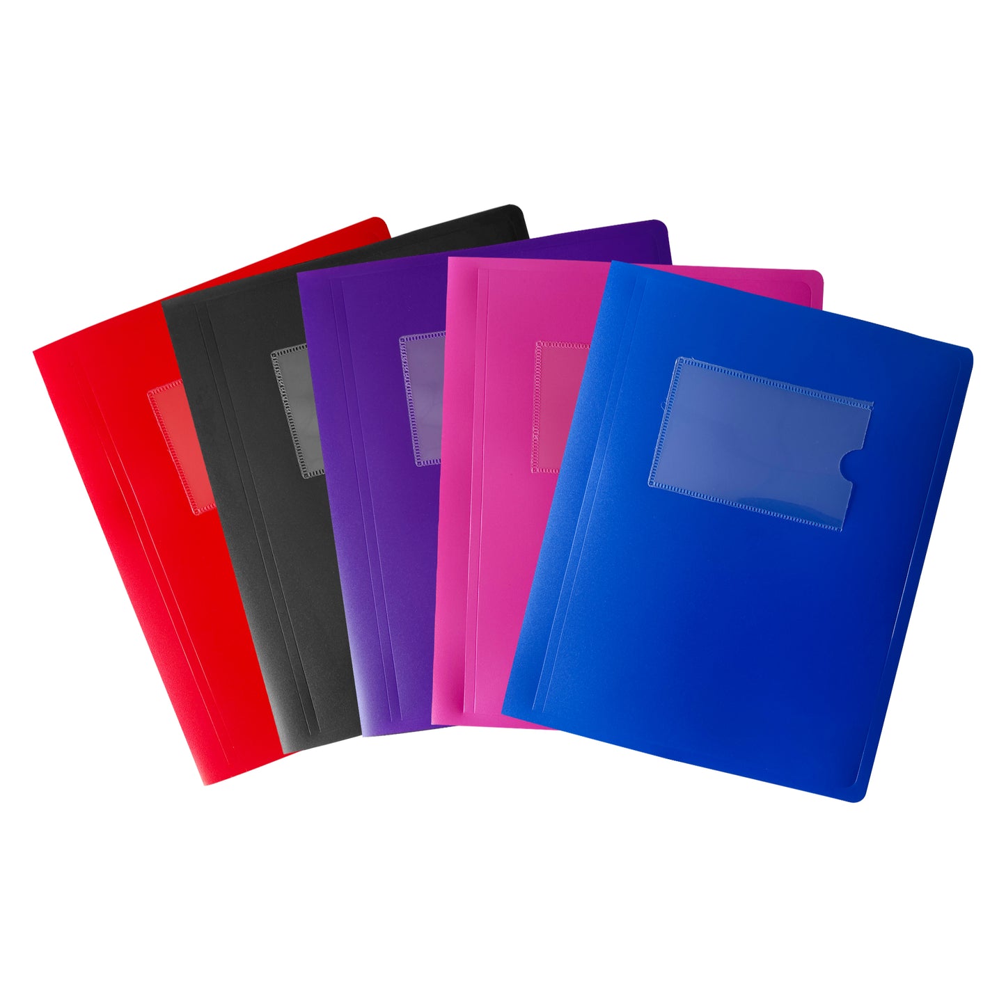 A5 Black Flexible Cover 20 Pocket Display Book