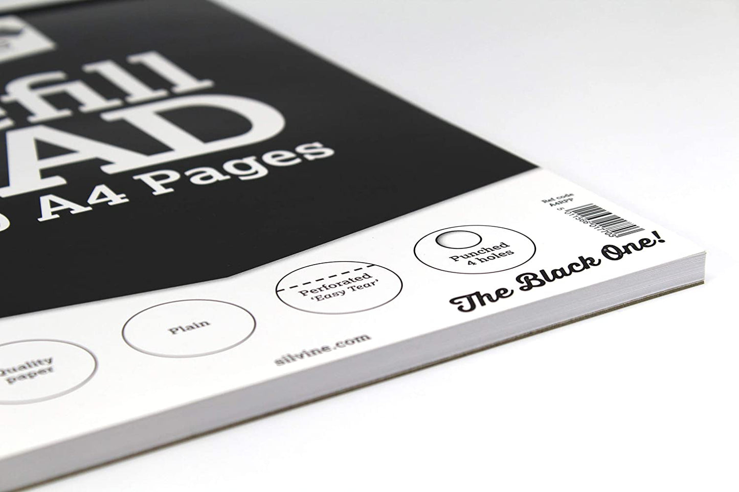 160 Plain White Plain Pages A4 Refill Pad