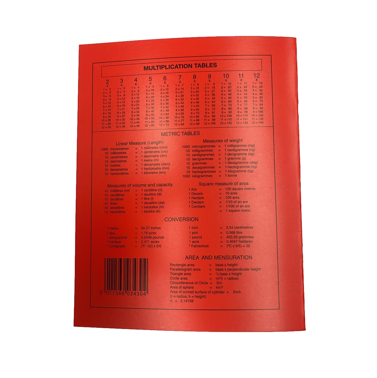 20 Pages Exercise Book 203x165mm