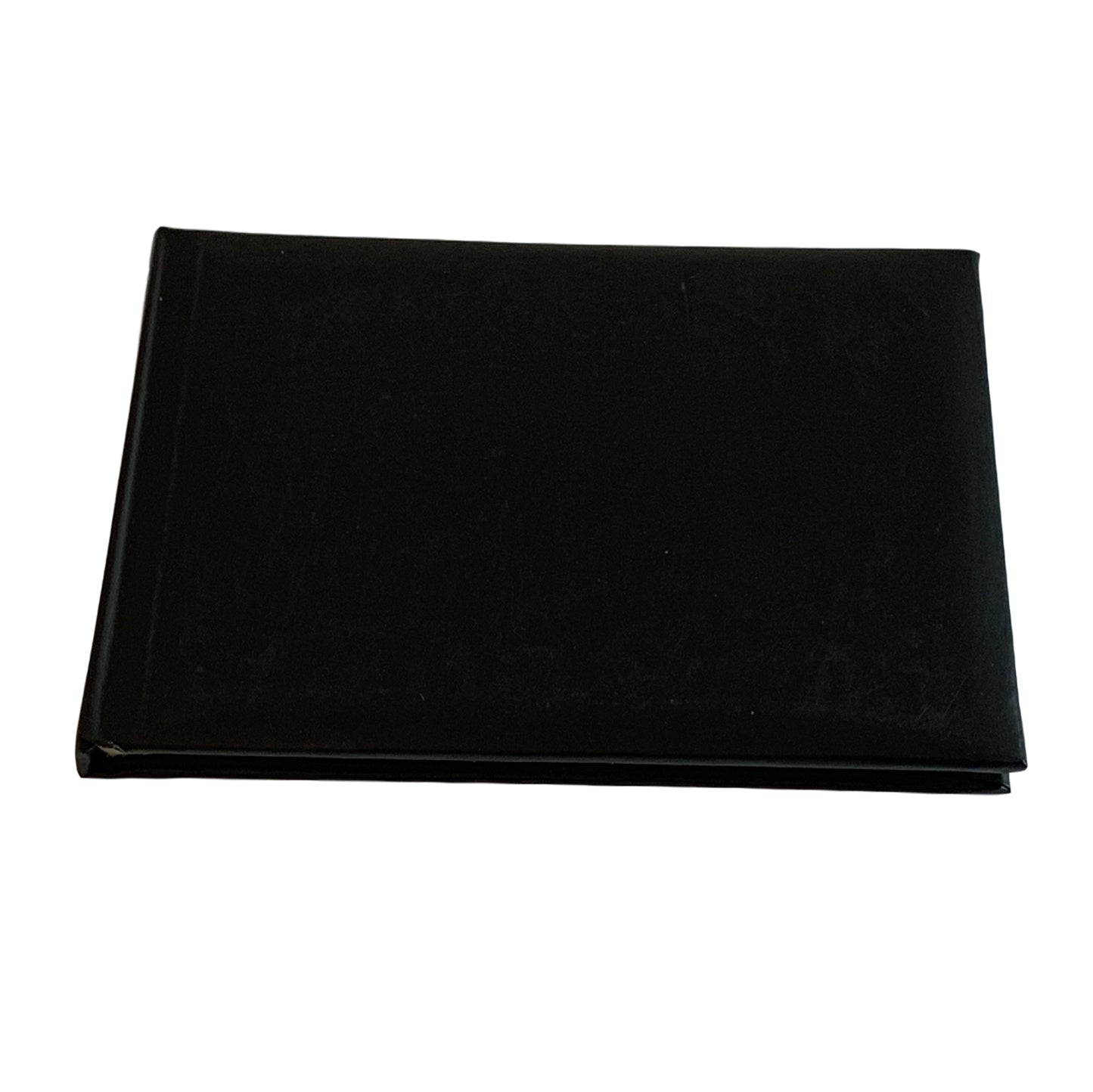 Plain Cover Black Autograph Book by Janrax - Signature End of Term School Leavers