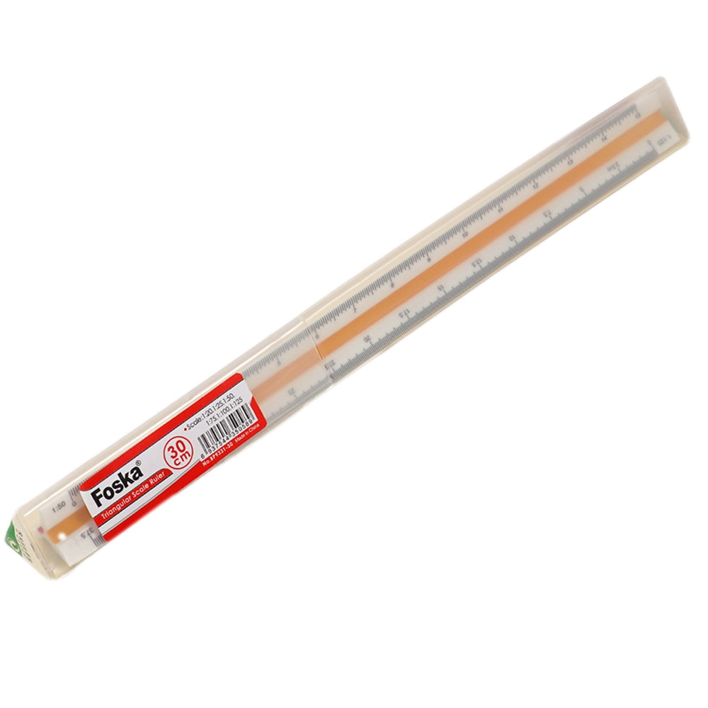 30cm Plastic Triangular Scale Ruler