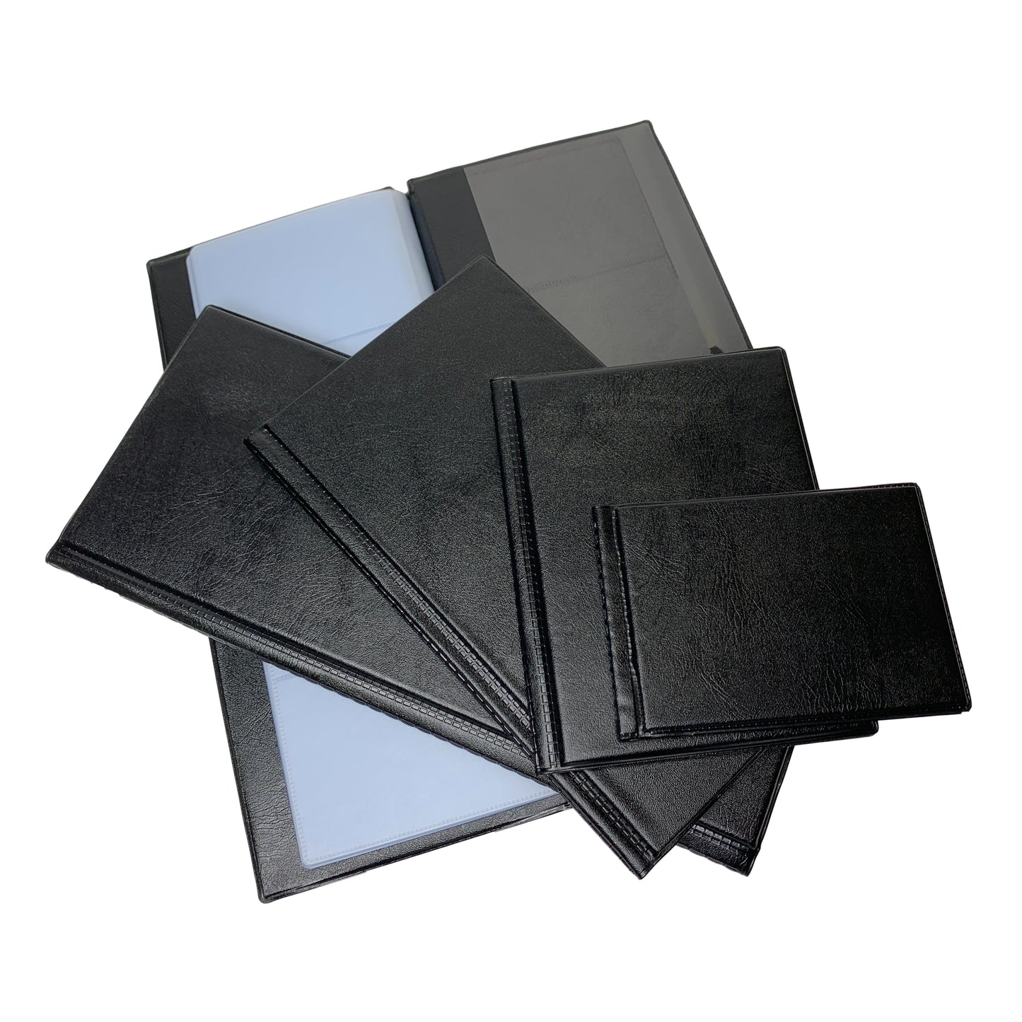 40 Pocket Black Name Business Card Holder by Janrax