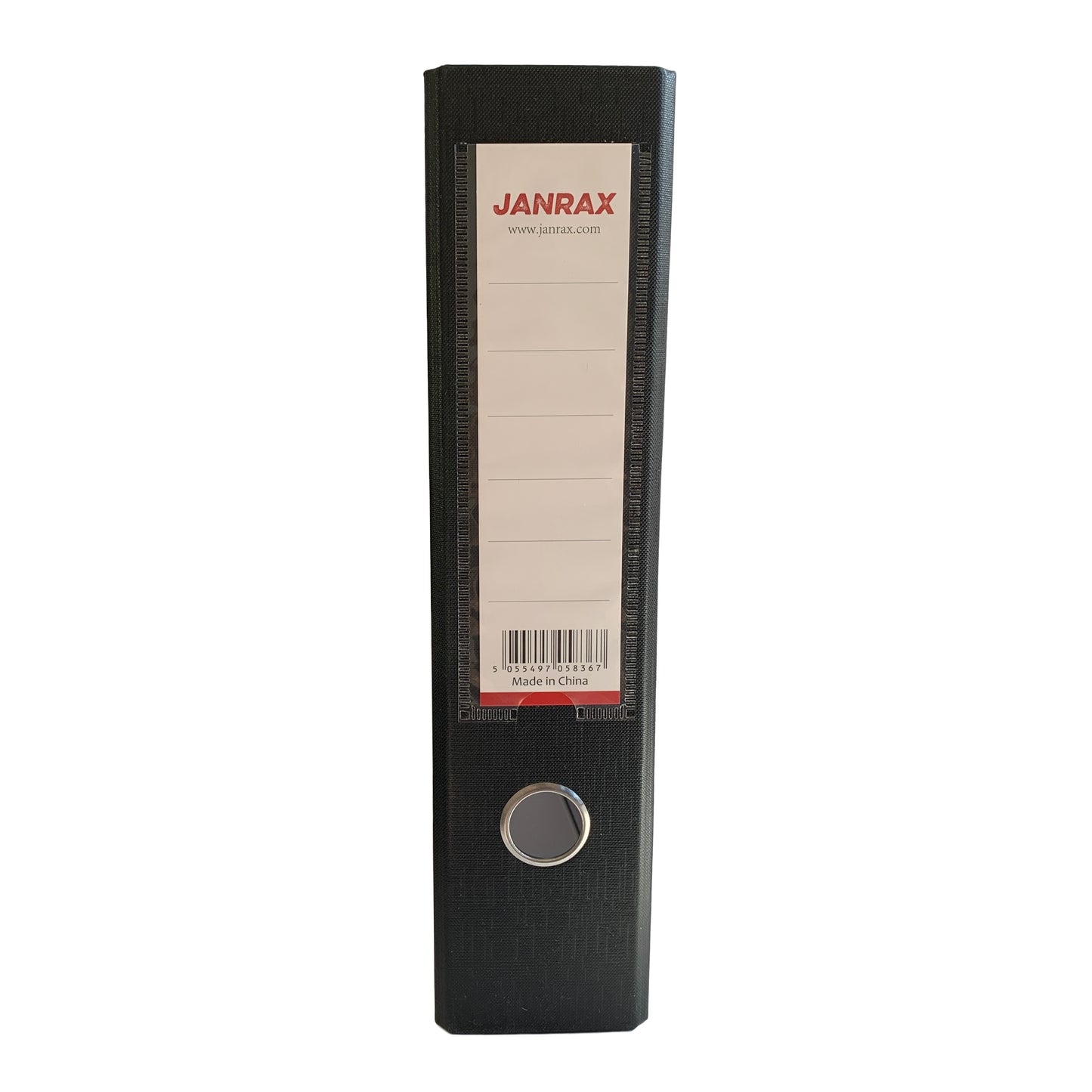 A4 Black Paperbacked Lever Arch File by Janrax