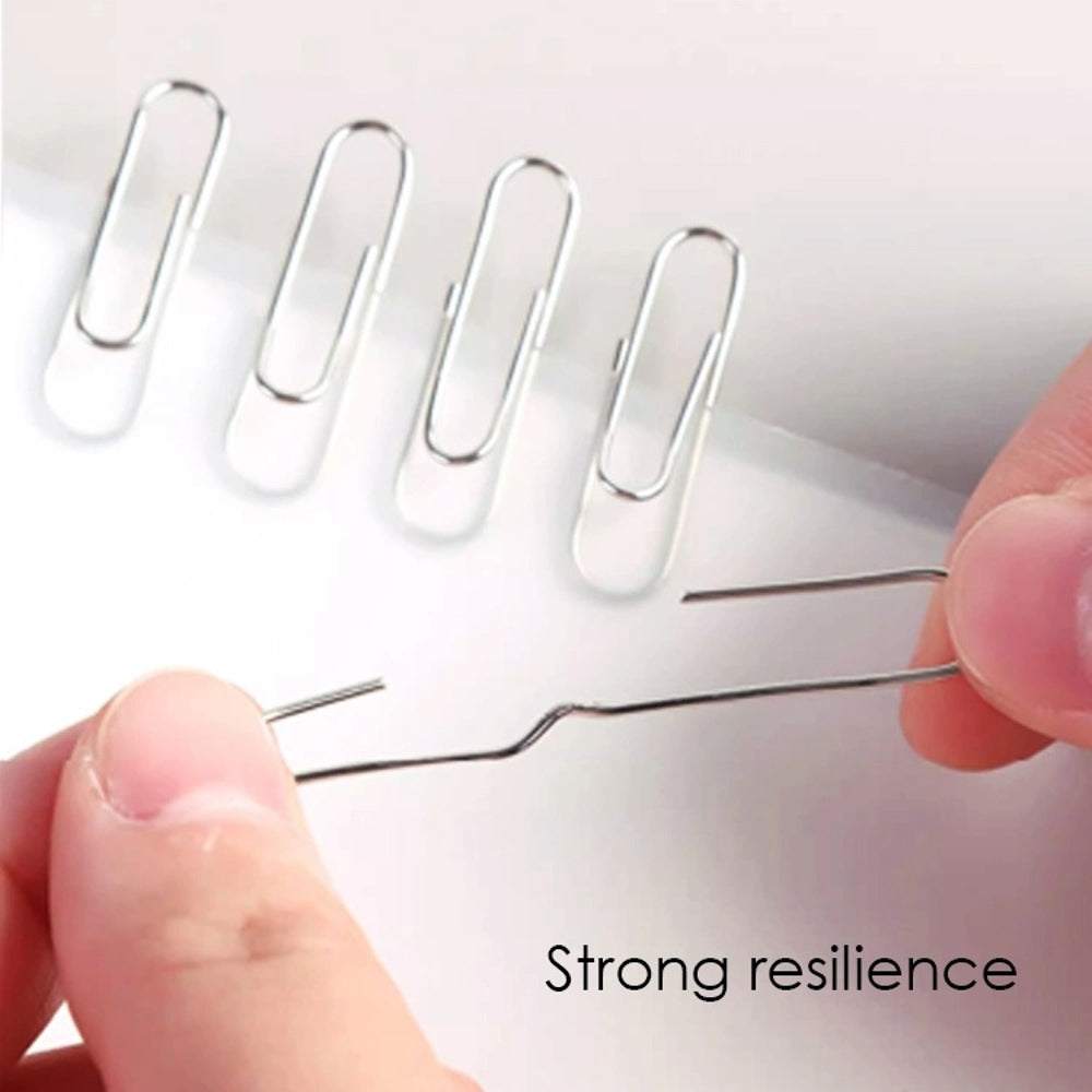 Pack of 100 Round End Paper Clips 33mm