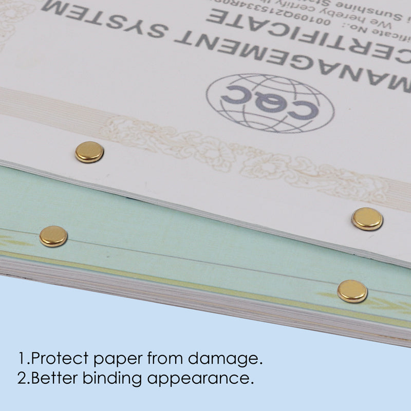 Pack of 100 Paper Fasteners 14mm - Butterfly Clips