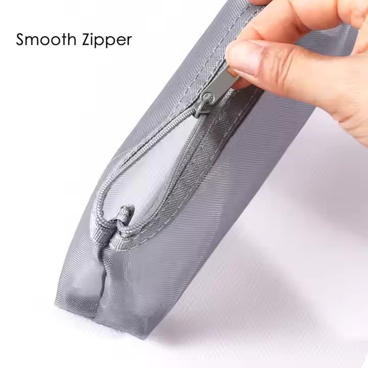 Single Multipurpose Nylon Net Yarn Student Pencil Case