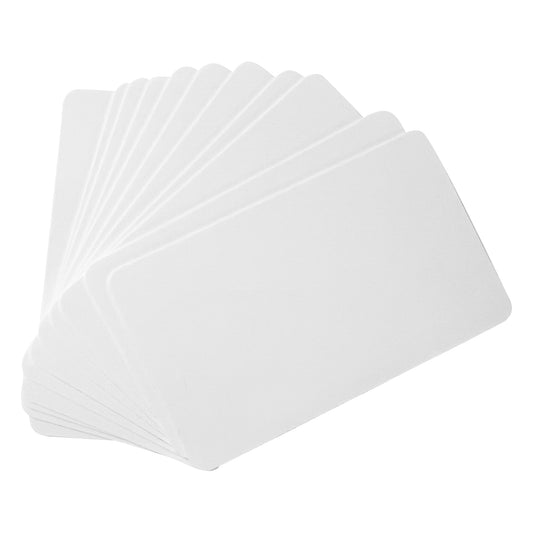 Pack of 12 5x3" Dry Wipe Whiteboards - Presentation Card Size