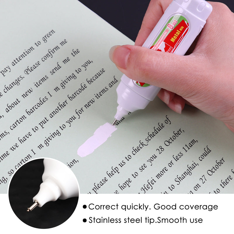 Liquid Correction Fluid Pen 8ml