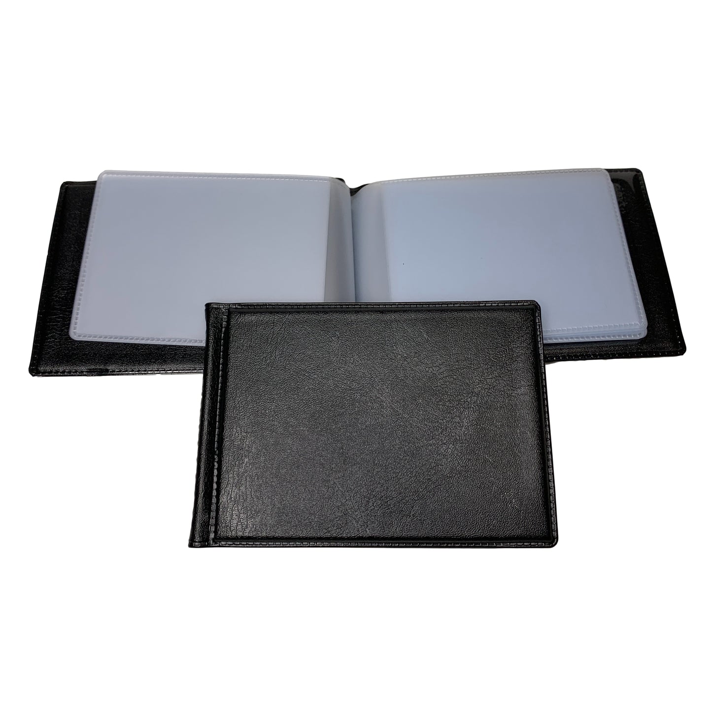 20 Pocket Black Name Business Card Holder by Janrax