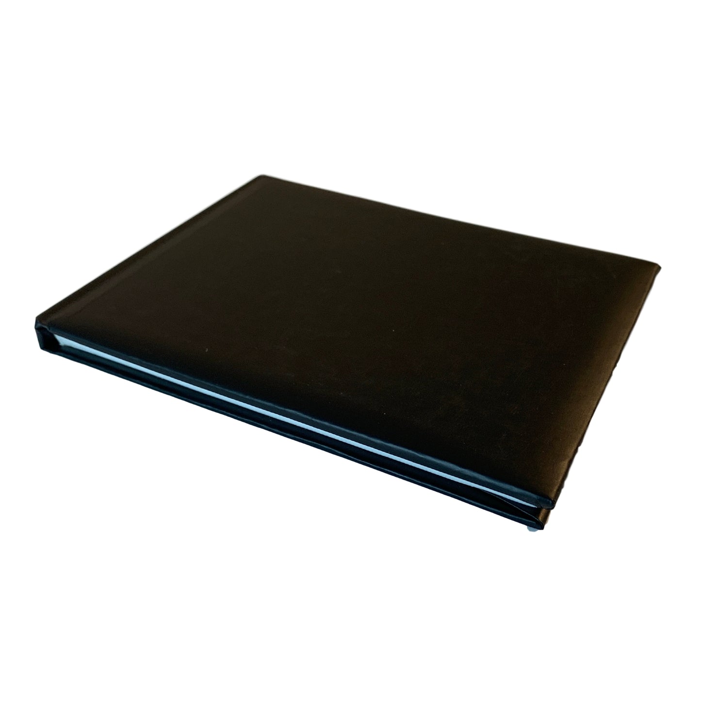 Plain Cover Black Autograph Book by Janrax - Signature End of Term School Leavers