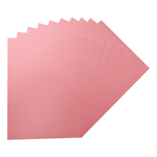 Pack of 100 A5 Fluorescent Pink Coloured Paper 75gsm Sheets