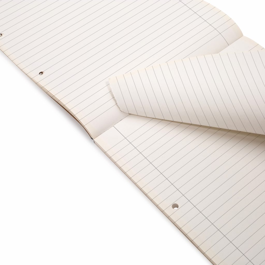 Pack of 5 Rhino A4 Recycled 80 Leaf 8mm Lined with Margin Refill Pads