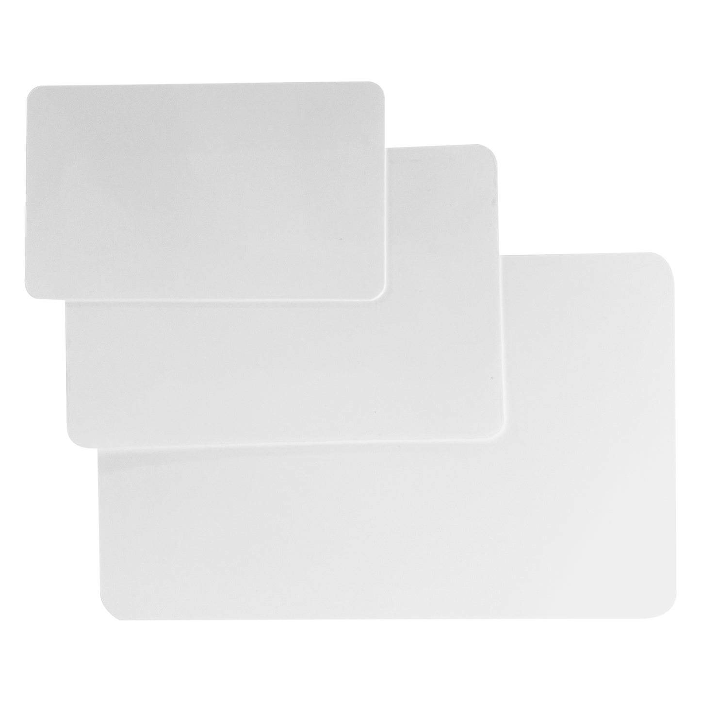 Pack of 12 6x4" Dry Wipe Whiteboards - Presentation Card Size