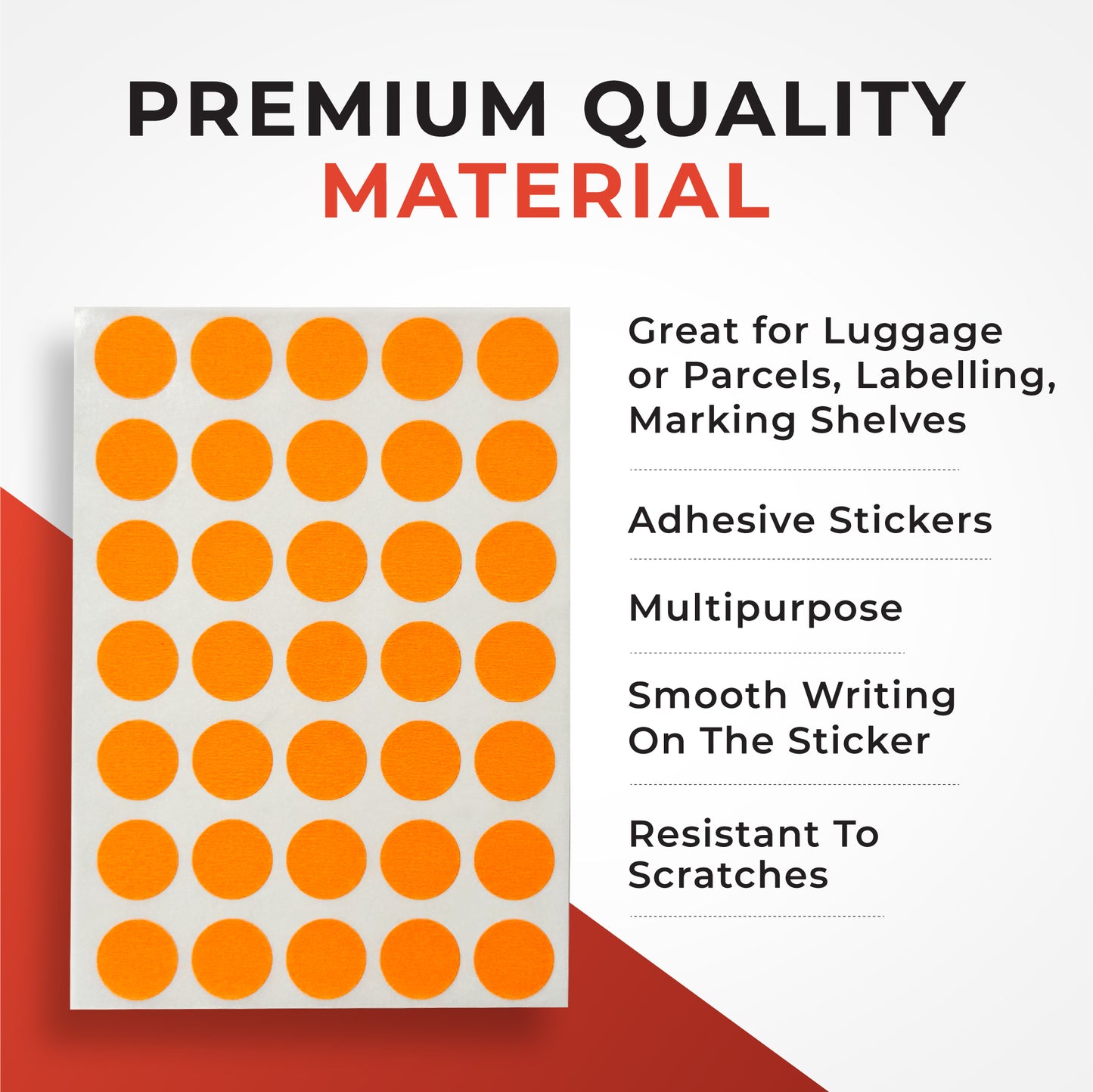 Pack of 140 Blue 13mm Round Labels - Stickers