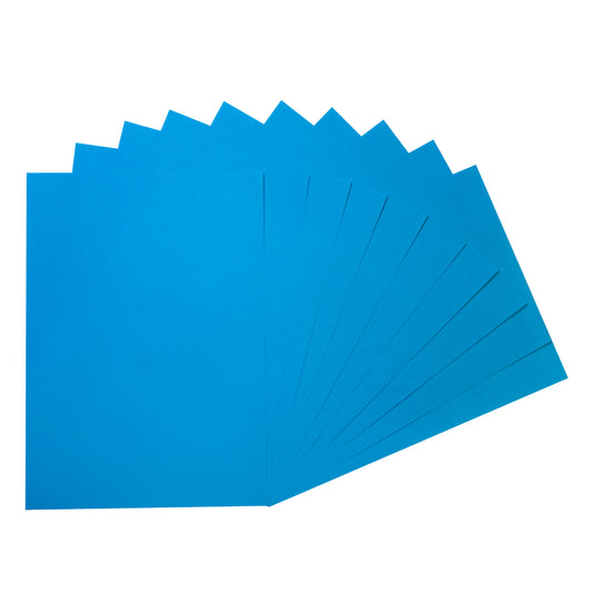 Pack of 100 A4 Blue Coloured Paper 75gsm Sheets
