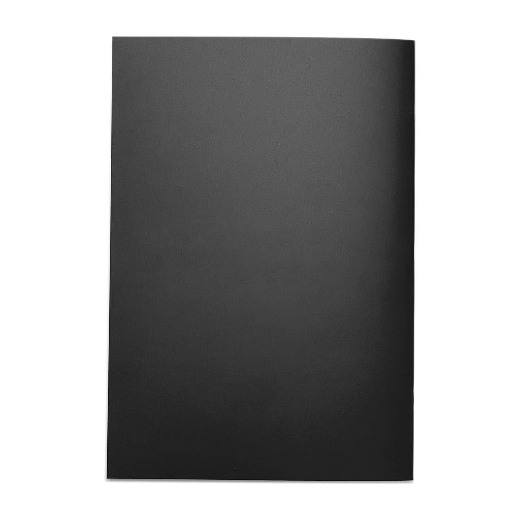 Pack of 6 Rhino A4 64 Page Black 8mm Lined with Margin and 10mm Graph Ruling Reverse Exercise Books