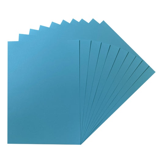 Pack of 100 A5 Light Blue Coloured Paper 75gsm Sheets