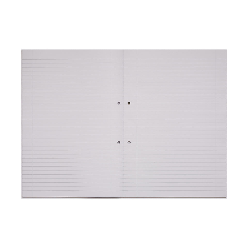 Pack of 3 Rhino A4 160 Leaf 8mm Lined with Margin Refill Pads