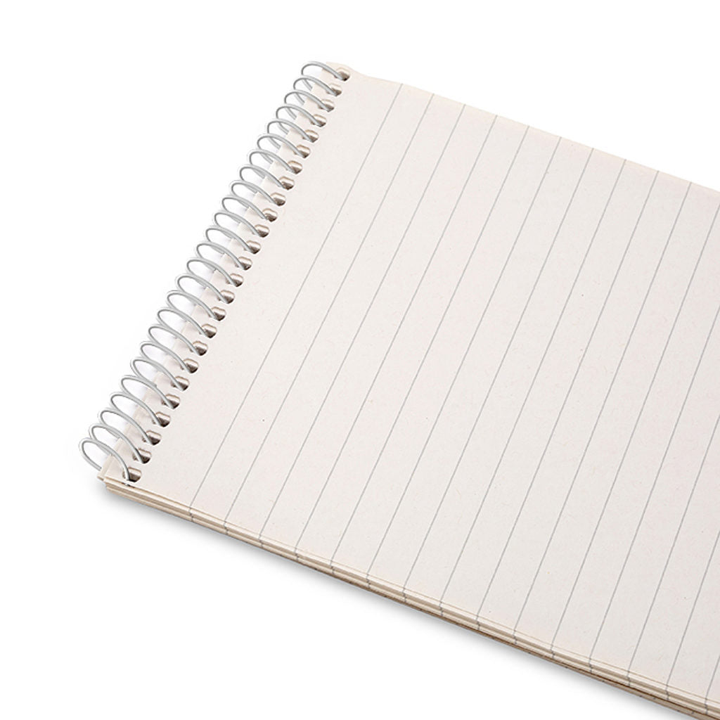 Pack of 10 Rhino 8 x 5" Recycled 80 Leaf 8mm Lined Reporter's Shorthand NoteBooks