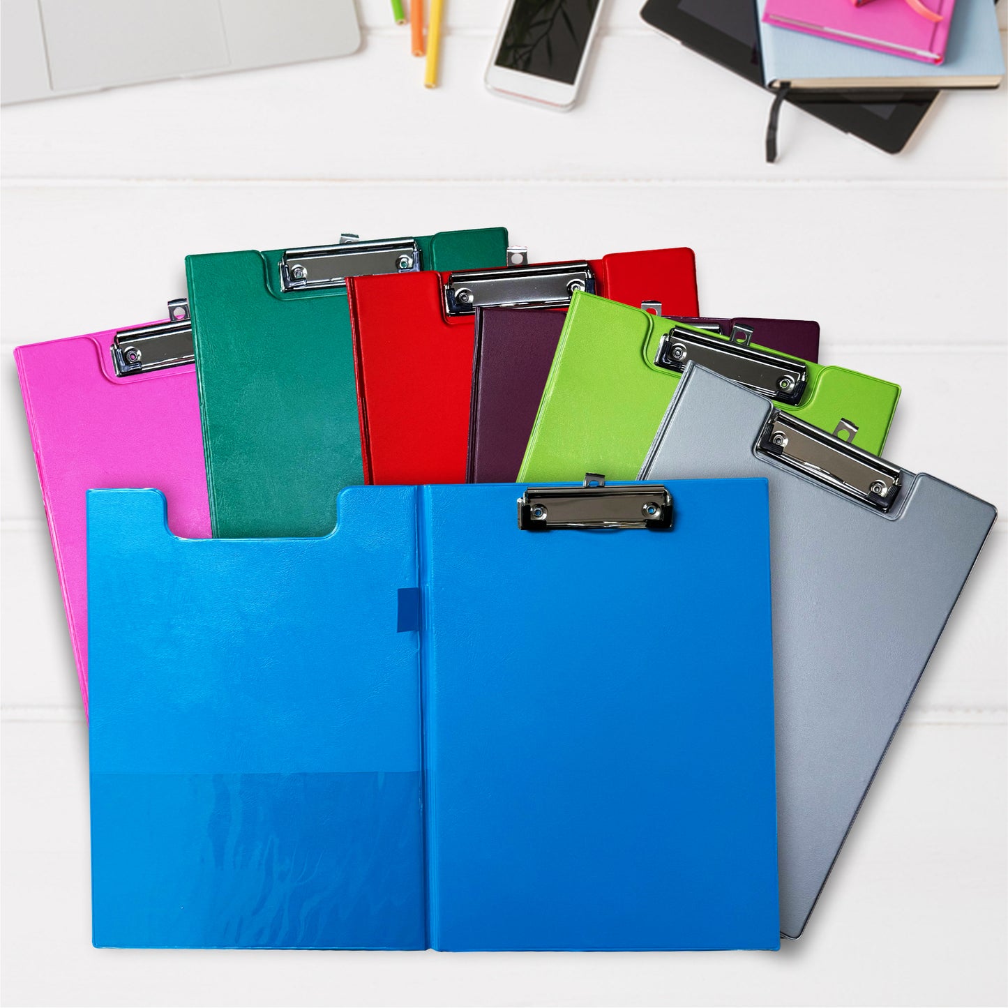 Janrax A4 Purple Foldover Clipboard