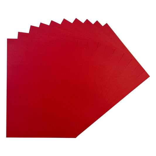 Pack of 100 A5 Dark Red Coloured Paper 75gsm Sheets