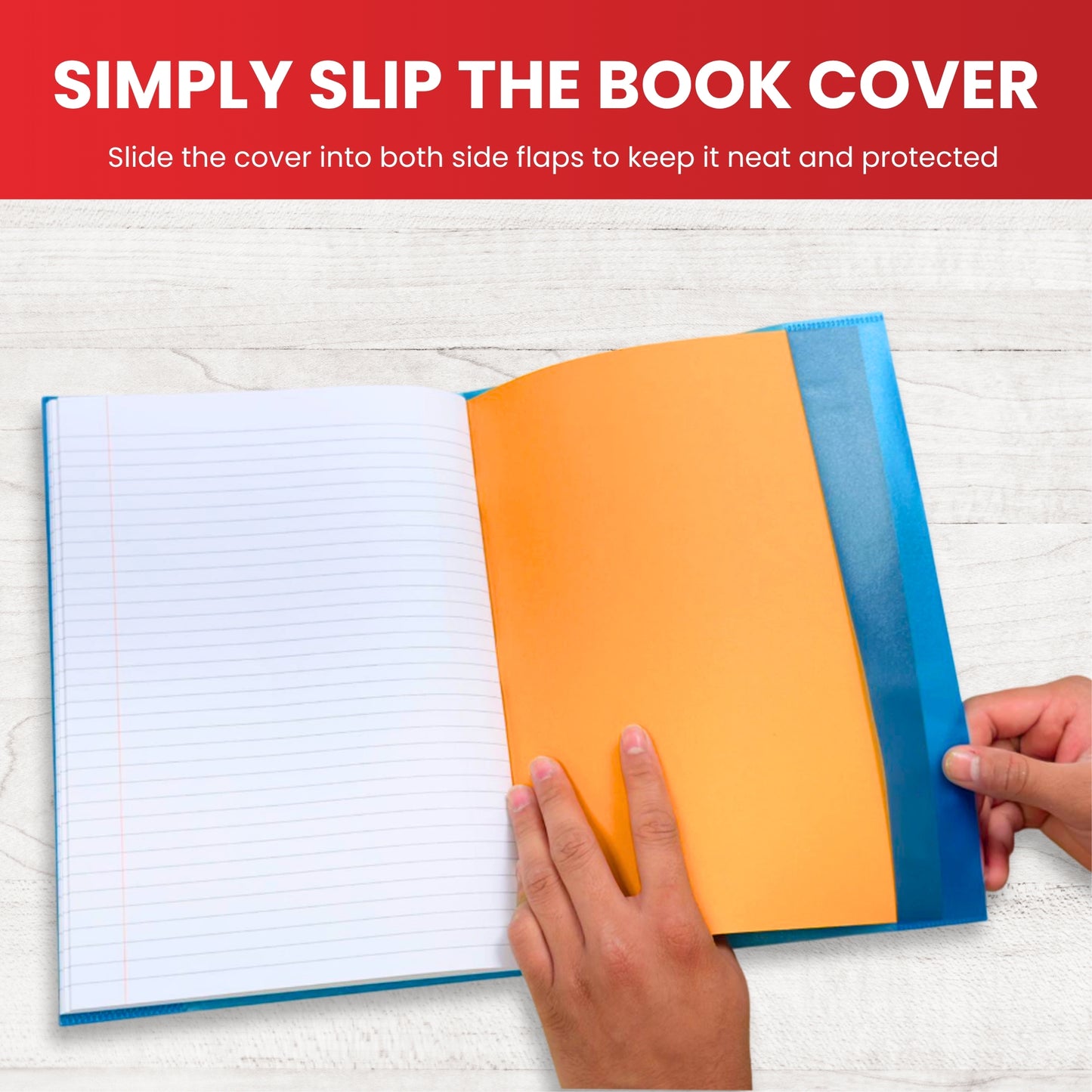 Pack of 10 9x7" Frosted Purple Exercise Book Covers