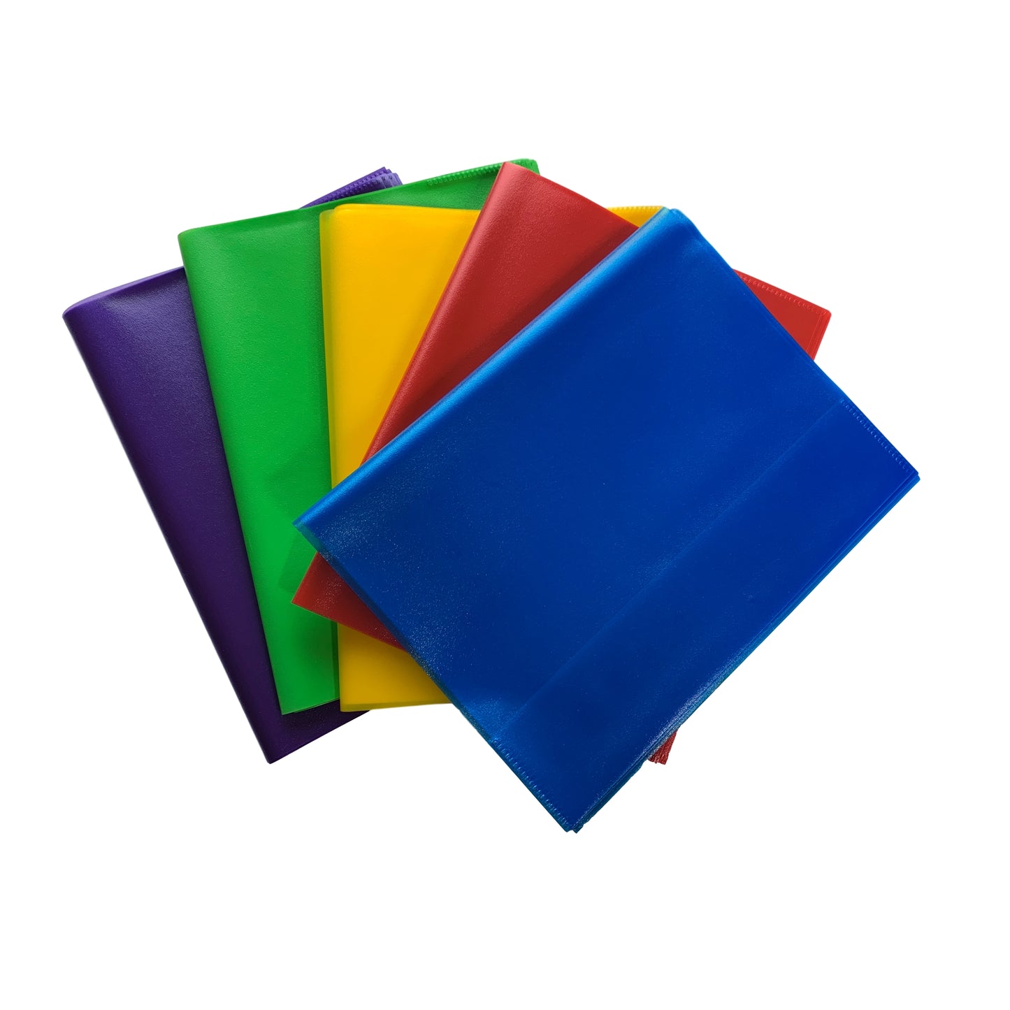 Pack of 10 9x7" Frosted Purple Exercise Book Covers