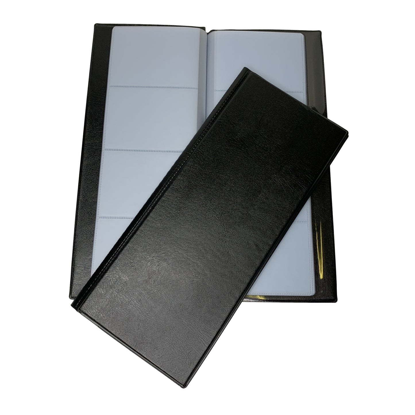 80 Pocket Black Name Business Card Holder by Janrax