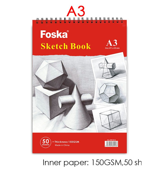 A3 Sketch Book Top Spiral Bound