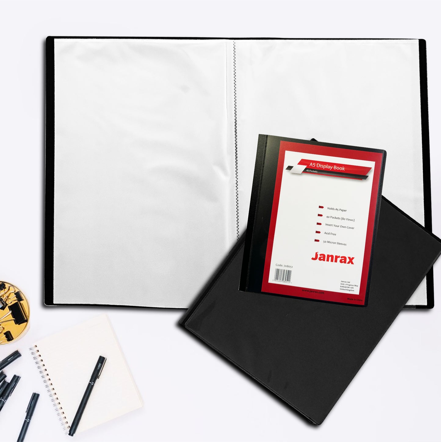 A2 10 Pockets Presentation Display Book by Janrax